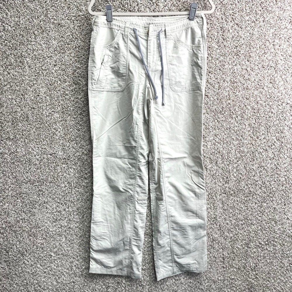 The North Face Pants Women's 4 Beige Horizon Lightweight Nylon Ripstop Hiking
